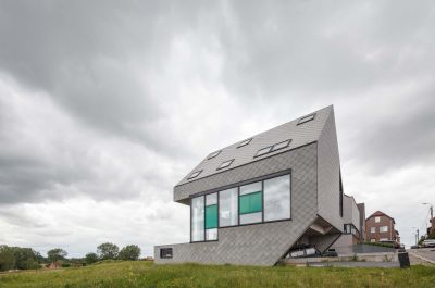 Une maison passive à ossature métallique